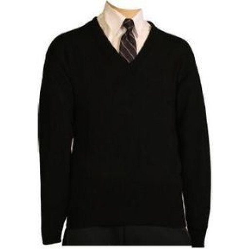V-NECK ACRYLIC SWEATER