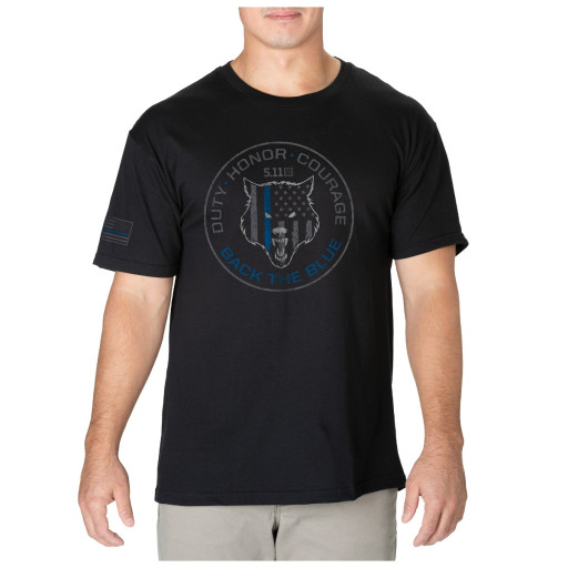 5.11 Tactical Men's Alpha Dog Blue Tee