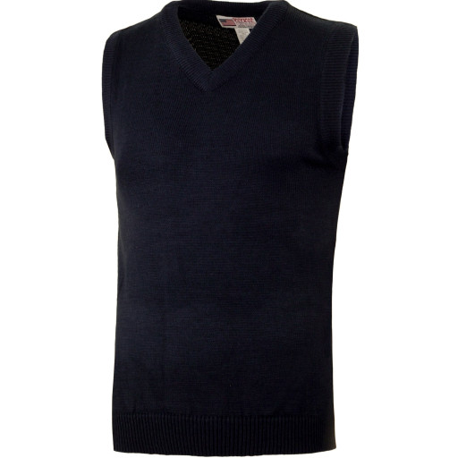 V-NECK ACRYLIC SWEATER VEST