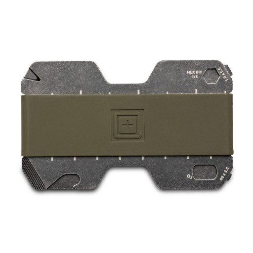 5.11 Tactical Steel Jacket Multitool Wallet 2.0 (Black Satin Wash)