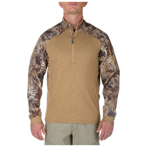 5.11 Tactical Men's Rapid Half Zip (Khaki/Tan)