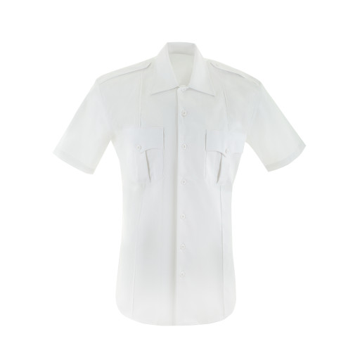 5.11 NYPD Men's Short Sleeve P/R White Shirt