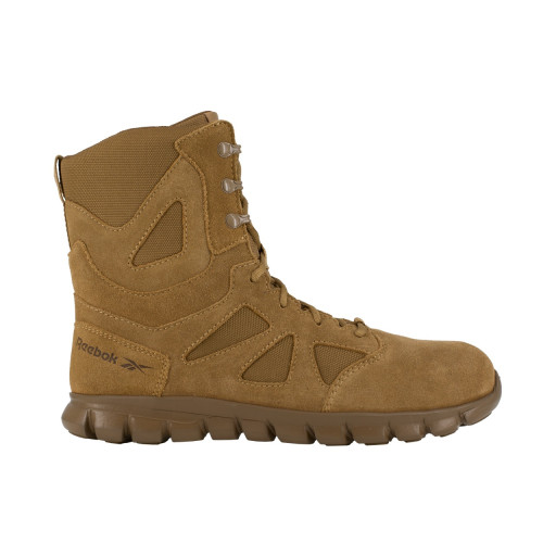 SUBLITE CUSHION MEN'S 8" TACTICAL COMPOSITE TOE w/ SIDE ZIP- COYOTE