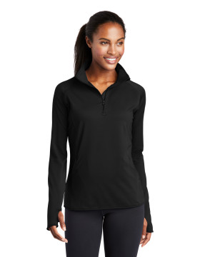Sport-Tek® Ladies Sport-Wick® Stretch 1/4-Zip Pullover