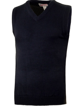 V-NECK ACRYLIC SWEATER VEST