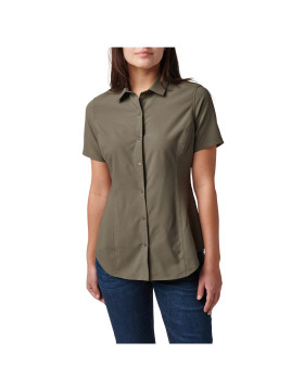 5.11 Tactical Women's Janet Short Sleeve Shirt (Ranger Green)