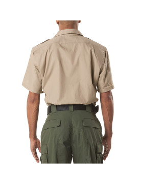 5.11 Tactical Men's CDCR Line Duty Short Sleeve Shirt (Khaki/Tan)