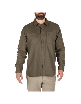 5.11 Tactical Men's Hawthorn Long Sleeve Shirt (Khaki/Tan)