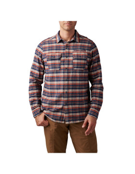 5.11 Tactical Men's Lester Long Sleeve Shirt (Khaki Plaid)