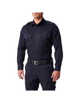 5.11 Tactical Men's NYPD Stryke Twill Long Sleeve Shirt (NYPD Navy)