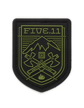 5.11 Tactical Cross Axe Mountain Patch (Black)
