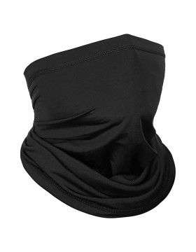 Polyester Neck Gaiter Black