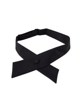 WOMEN'S BLACK CROSS OVER TIE