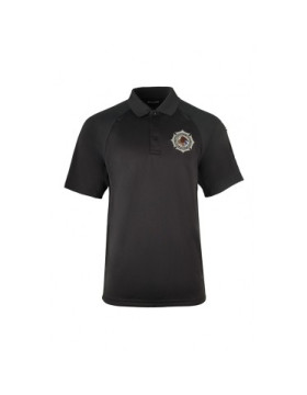 Women's 100% Polyester Charcoal Class B Utility Polo - Short Sleeve