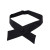 WOMEN'S BLACK CROSS OVER TIE