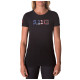 5.11 Tactical Women's Womens U.S. Flag Fill Legacy Logo Tee (Black)