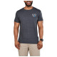 5.11 Tactical Men's Peacemakers Tee (Charcoal Heather)