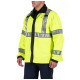 Reversible High-Visibility Rain Coat