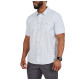 5.11 Tactical Men's Aiden Short Sleeve Plaid Shirt (White Plaid)