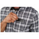 5.11 Tactical Men's Wyatt Short Sleeve Plaid Shirt (White Plaid)