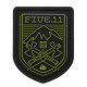 5.11 Tactical Cross Axe Mountain Patch (Black)