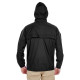  UltraClub Adult Full-Zip Hooded Pack-Away Jacket