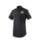 Men's Charcoal Poly/Rayon Short Sleeve Class B Utility Shirt